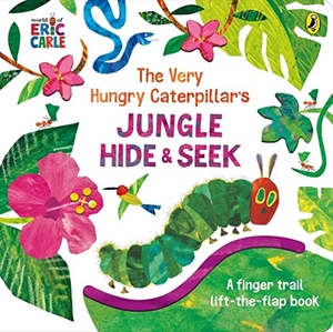 Carle, Eric. The Very Hungry Caterpillar's Jungle Hide and Seek - A Finger Trail Lift-the-Flap Book. Penguin Books Ltd (UK), 2023.