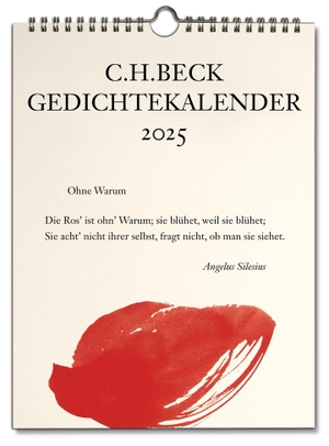 Petersdorff, Dirk Von (Hrsg.). C.H. Beck Gedichtekalender - Kleiner Bruder 2025 (41. Jahrgang). C.H. Beck, 2024.