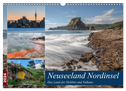Neuseeland Nordinsel - Das Land der Hobbits und Vulkane (Wandkalender 2024 DIN A3 quer), CALVENDO Monatskalender