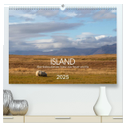 ISLAND Atemberaubende Natur aus Feuer und Eis (hochwertiger Premium Wandkalender 2025 DIN A2 quer), Kunstdruck in Hochglanz