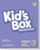 Kid's Box New Generation Level 6 Activity Book with Home Booklet and Digital Pack English for Spanish Speakers