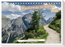 Wanderwege in Europa (Tischkalender 2025 DIN A5 quer), CALVENDO Monatskalender