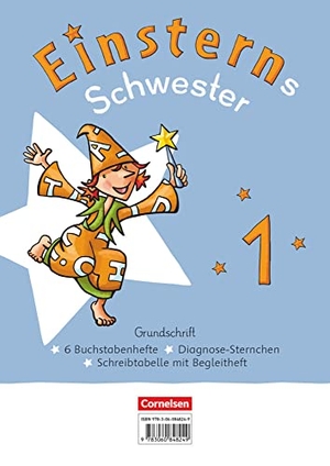 Pfeifer, Katrin / Alexandra Schwaighofer. Einsterns Schwester - Erstlesen 1. Schuljahr. Grundschrift: 6 Buchstabenhefte im Paket - Mit Schreibtabelle und Begleitheften. Cornelsen Verlag GmbH, 2021.