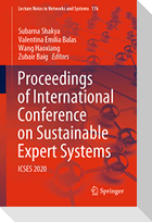 Proceedings of International Conference on Sustainable Expert Systems
