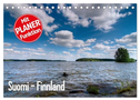 Suomi ¿ Finnland (Tischkalender 2025 DIN A5 quer), CALVENDO Monatskalender