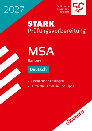 STARK Lösungen zu Deutsch - MSA 2027 Hamburg - Prüfungsvorbereitung. Stark Verlag GmbH, 2026.