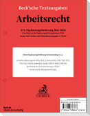 Arbeitsrecht 153. Ergänzungslieferung