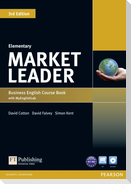Market Leader 3rd Edition Elementary Coursebook with DVD-ROM and MyEnglishLab Student online access code Pack