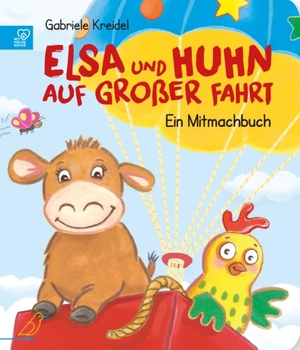 Kreidel, Gabriele. Elsa und Huhn auf großer Fahrt - Ein Mitmachbuch. CalmeMara Verlag, 2022.