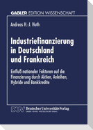 Industriefinanzierung in Deutschland und Frankreich