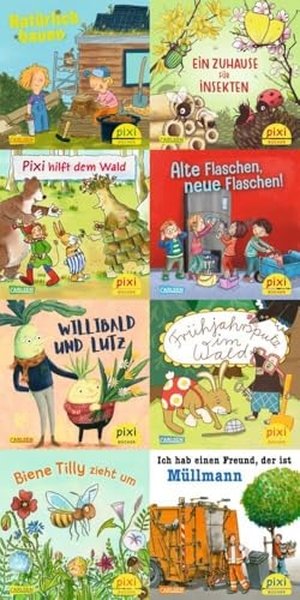 Pixi-8er-Set 299: Pixi setzt sich für die Umwelt ein (8x1 Exemplar). Carlsen Verlag GmbH, 2025.