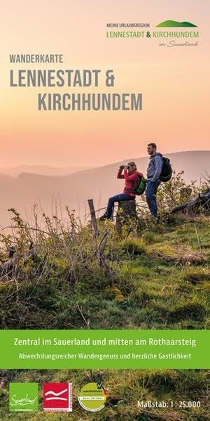 Wanderkarte Lennestadt & Kirchhundem 1: 25 000. Verlag grünes Herz, 2021.