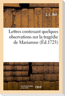 Lettres contenant quelques observations sur la tragédie de Mariamne