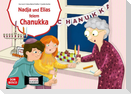 Nadja und Elias feiern Chanukka. Kamishibai Bildkartenset