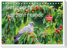 Gefiederte Gartenfreunde (Tischkalender 2025 DIN A5 quer), CALVENDO Monatskalender