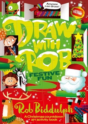 Biddulph, Rob. DRAW WITH ROB FESTIVE FUN PB. Harper Collins Publishers - UK Wholesale Acct, 2024.