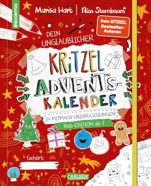 Hart, Marisa / Nico Sternbaum. #buch4you: Kritzel-Mitmach-Adventskalender. Carlsen Verlag GmbH, 2026.