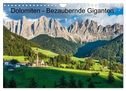 Dolomiten - Bezaubernde Giganten (Wandkalender 2024 DIN A4 quer), CALVENDO Monatskalender