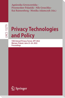 Privacy Technologies  and Policy