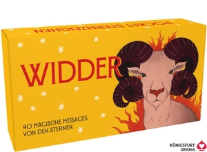 Ginny Chiara Viola. Pocket Sternzeichen Widder 40 Karten in Magnetschachtel - Magische Messages von den Sternen. Königsfurt-Urania, 2026.