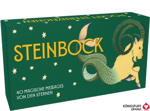 Ginny Chiara Viola. Pocket Sternzeichen Steinbock -- 40 Karten in Magnetschachtel mit Metallicfolie - Magische Messages von den Sternen. Königsfurt-Urania, 2026.