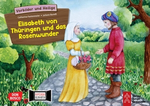Fastenmeier, Catharina. Elisabeth von Thüringen und das Rosenwunder. Kamishibai Bildkartenset - Entdecken - Erzählen - Begreifen. Vorbilder und Heilige. Für Kita, Grundschule & Religionsunterricht.. Don Bosco Medien GmbH, 2020.