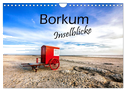 Borkum - Inselblicke (Wandkalender 2024 DIN A4 quer), CALVENDO Monatskalender