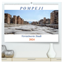 Versteinerte Stadt Pompeji (hochwertiger Premium Wandkalender 2024 DIN A2 quer), Kunstdruck in Hochglanz