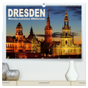Dresden - Wunderschönes Elbflorenz (hochwertiger Premium Wandkalender 2025 DIN A2 quer), Kunstdruck in Hochglanz