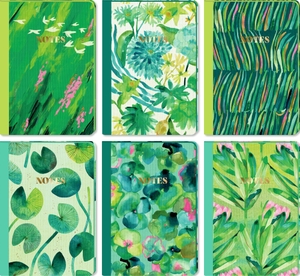 Notizhefte DIN A5 - All about green. Coppenrath, 2026.