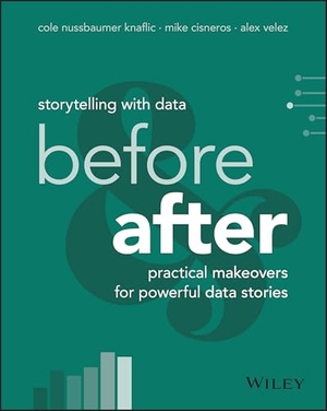Nussbaumer Knaflic, Cole / Cisneros, Mike et al. Storytelling with Data - Before and After - Practical Makeovers for Powerful Data Stories. Wiley John + Sons, 2025.