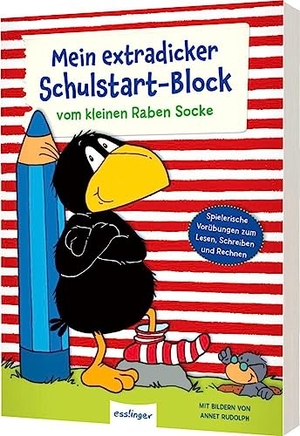 Moost, Nele / Dorothee Kühne-Zürn. Der kleine Rabe Socke: Mein extradicker Schulstart-Block - Vorschulblock zur Vorbereitung auf die Schule, ab 5 Jahren. Esslinger Verlag, 2021.
