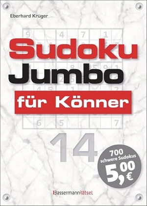Krüger, Eberhard. Sudokujumbo für Könner 14 - mittlerer bis hoher Schwierigkeitsgrad. Bassermann, Edition, 2025.
