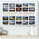 Scottish Highlands - Caithness & Sutherland / UK-Version (Premium, hochwertiger DIN A2 Wandkalender 2022, Kunstdruck in Hochglanz)