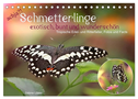 achja?! Schmetterlinge, exotisch, bunt und wunderschön (Tischkalender 2024 DIN A5 quer), CALVENDO Monatskalender