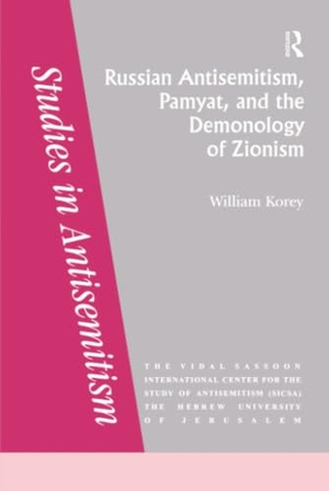 Corey. Russian Antisemitism Pamyat/De. Taylor & Francis Ltd (Sales), 2017.