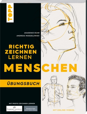 Akademie Ruhr / Andreas Modzelewski. Richtig Zeichnen lernen Mensch. Übungsbuch - Mit Online-Videos. frechverlag GmbH, 2026.