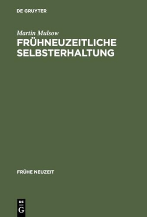 Mulsow, Martin. Frühneuzeitliche Selbsterhaltung - Telesio und die Naturphilosophie der Renaissance. De Gruyter, 1998.