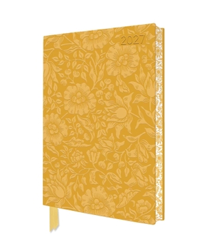 Flame, Tree. William Morris - Malven - Tischkalender 2027 - Original Flame Tree Publishing DIN A5-Format Exquisit Tischkalender mit Softcovereinband aus Kunstleder mit dreidimensionaler Einbandprägung und farbigem, künstlerisch gestalteten Buchschnitt. Browntrout Verlags GmbH, 2026.