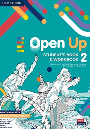 Kennedy, Clare. Open Up Level 2 Student's Book and Workbook Combo Standard Pack. Cambridge University Press, 2021.