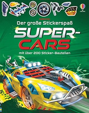 Tudhope, Simon. Der große Stickerspaß: Supercars - mit über 200 Sticker-Bauteilen. Usborne Verlag, 2021.