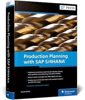 Akhtar, Jawad. Production Planning with SAP S/4HANA. Rheinwerk Verlag GmbH, 2025.
