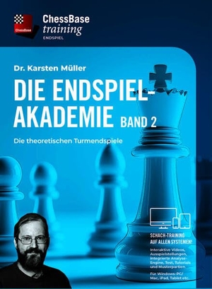 Müller, Karsten. Die Endspiel-Akademie Band 2 (Code in Box) - Die theoretischen Turmendspiele. Chess Base, 2025.