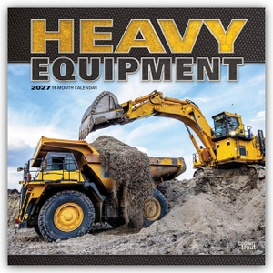 Publishers, Browntrout. Heavy Equipment - Baumaschinen - Schweres Gerät 2027 - 16-Monatskalender - Original BrownTrout-Kalender [Mehrsprachig] [Kalender]. Browntrout Verlags GmbH, 2026.