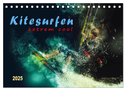 Kitesurfen extrem cool (Tischkalender 2025 DIN A5 quer), CALVENDO Monatskalender