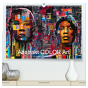 Abstrakt color Art (hochwertiger Premium Wandkalender 2024 DIN A2 quer), Kunstdruck in Hochglanz