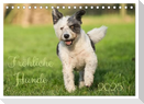 Fröhliche Hunde (Tischkalender 2025 DIN A5 quer), CALVENDO Monatskalender