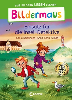 Kaiblinger, Sonja. Bildermaus - Einsatz für die Insel-Detektive - Mit Bildern lesen lernen - Ideal für die Vorschule und Leseanfänger ab 5 Jahren - Mit Leselernschrift ABeZeh. Loewe Verlag GmbH, 2023.