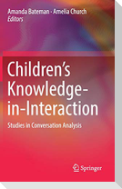 Children¿s Knowledge-in-Interaction