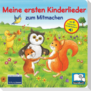 Meine ersten Kinderlieder zum Mitmachen - Liederbuch mit 6 integrierten Melodien - Soundbuch für Kinder ab 18 Monaten